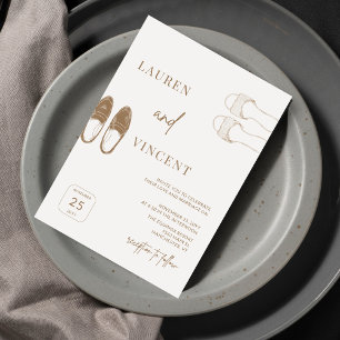 Romantic Rich Vintage Filipino Attire Wedding Invitation