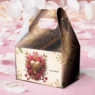 "Romantic Rose Bloom" Favour Box