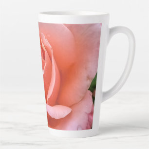 Romantic Rose Botanical Art Print Latte Mug