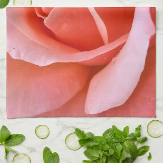 Romantic Rose Botanical Art Print Tea Towel