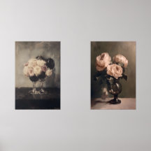 Romantic Rose Bouquet in Vase – Classic Still Life