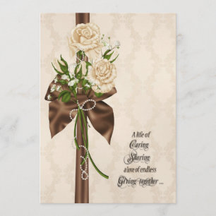 Romantic Rose Bouquet Invitation