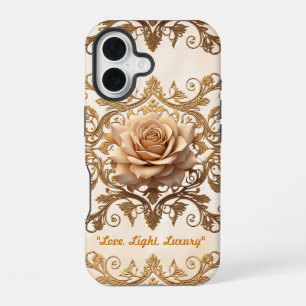 "Romantic Rose Elegance" iPhone 16 Case