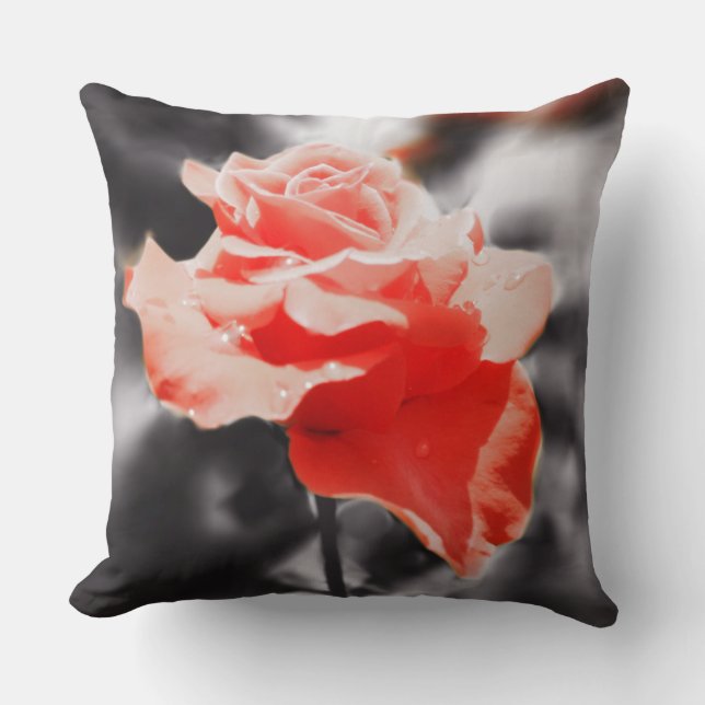 Romantic Rose Flowers #3 Cushion (Front)
