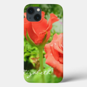 Romantic Rose Flowers iPhone 13 Case