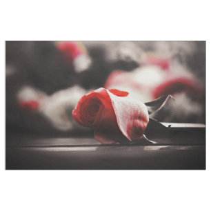 Romantic Rose Flowers Fabric