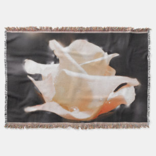 Romantic Rose Flowers Throw Blanket