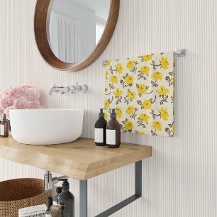 Romantic Rose Garden Bath Towel Set