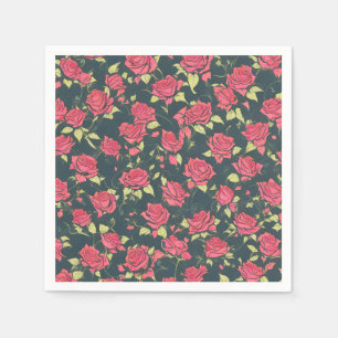 Romantic Rose Garden Napkin