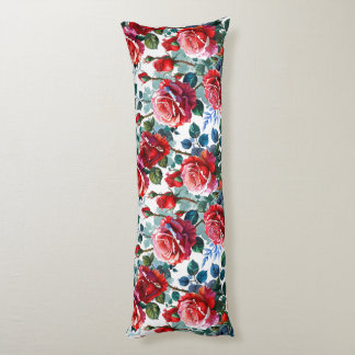 Romantic Rose Garden Print Body Cushion