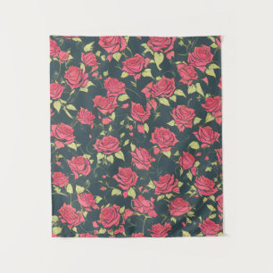 Romantic Rose Garden Tapestry