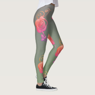 Romantic Rose Leggings