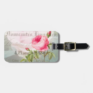 Romantic Rose Luggage Tag