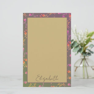 Romantic Rose Personal Stationery