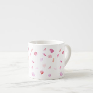 Romantic Rose Petals Espresso Cup