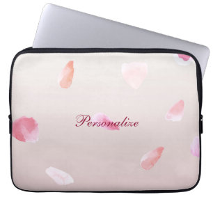 Romantic Rose Petals Laptop Sleeve