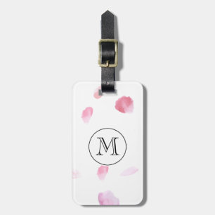 Romantic Rose Petals Luggage Tag