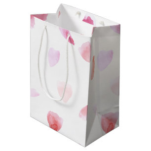 Romantic Rose Petals Medium Gift Bag
