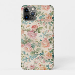 Romantic Rose Vintage Inspired iPhone 11 Pro Case