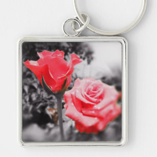 Romantic Roses Key Ring