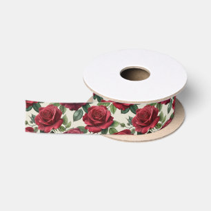 Romantic Roses Satin Ribbon