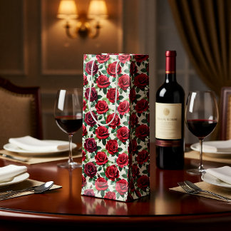 Romantic Roses Wine Gift Bag