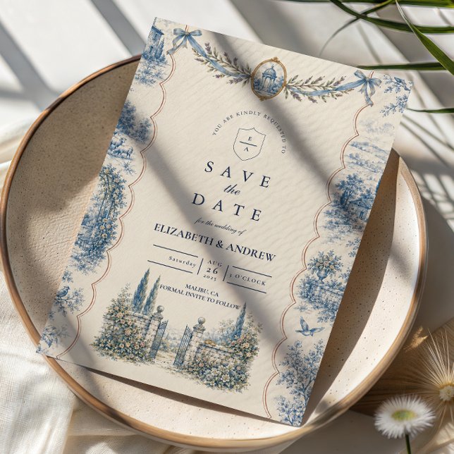 Romantic Rustic Country Wedding Save The Date (Creator Uploaded)