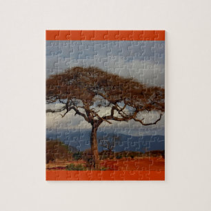 Romantic Safari Africa Bridal Shower Custom Peace Jigsaw Puzzle