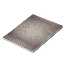 Romantic Sandy Rose Notepad