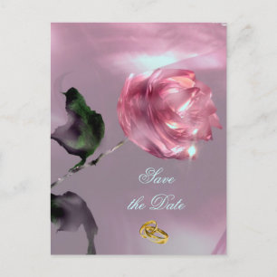 Romantic Save the Date Postcard