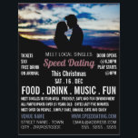 Romantic Scene, Speed Dating Event Advertising Flyer<br><div class="desc">Romantic Scene,  Speed Dating Event Advertising Flyer by The Business Card Store.</div>