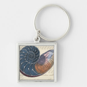 Romantic Seashell Key Ring