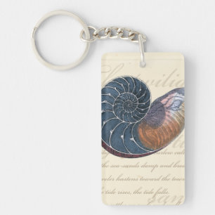 Romantic Seashell Key Ring