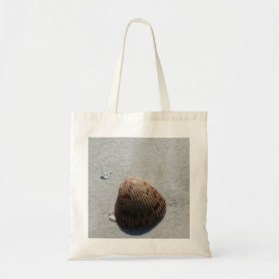 Romantic seashell on the beach in Florida tote Bag