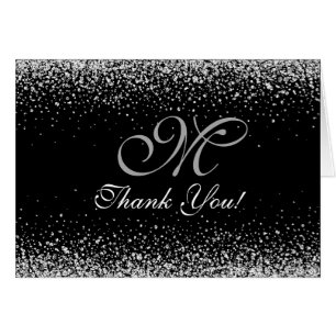 Romantic Silver Glitter Nightsky