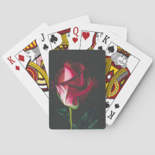 Romantic Single Rose Deck of Cards