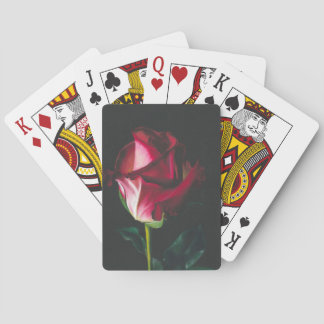 Romantic Single Rose Deck of Cards