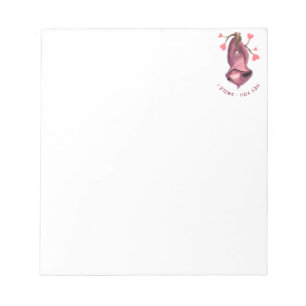 Romantic Sloth Notepad - Smile