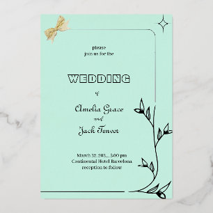 Romantic Soft Colour with branch border design