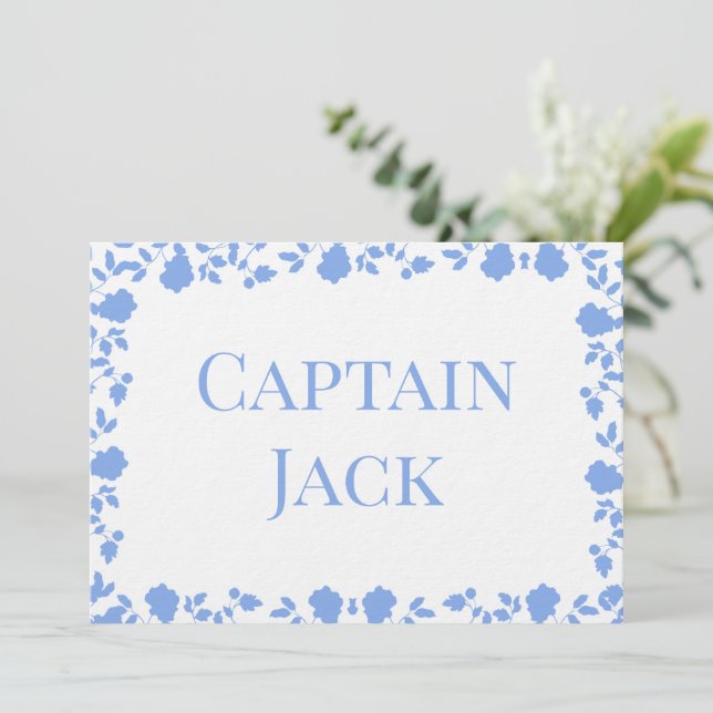 Romantic Soft Pretty Song Names Table Cards (Standing Front)