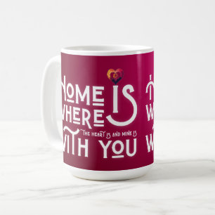 Romantic Soulmate Valentine's Day Two-Tone Mug