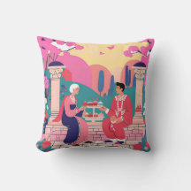 Romantic Square Pillow - Charming