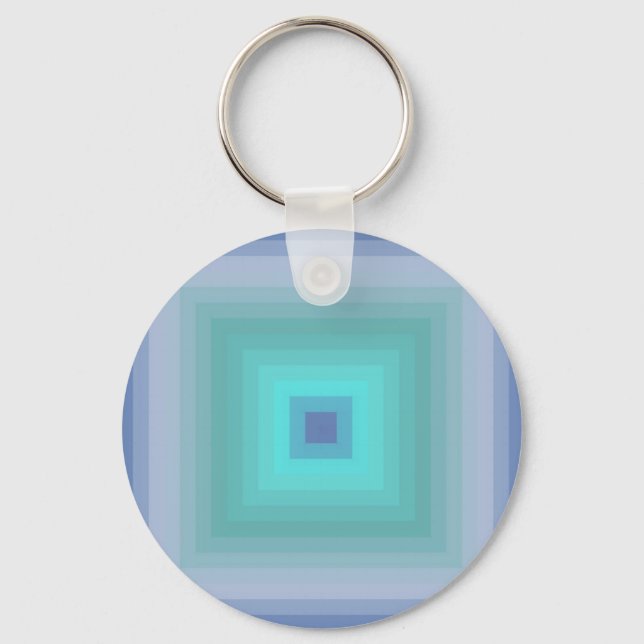 Romantic Squares Key Ring (Front)