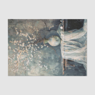 Romantic Still Life Moody Florals Tissue Paper