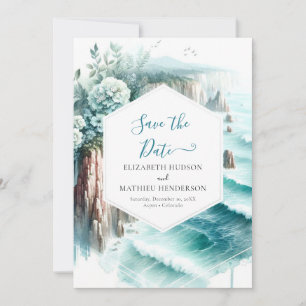 Romantic Stylish Nautical Wedding Save The Date
