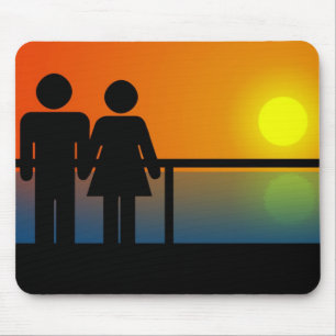 Romantic Sunset Mousepad