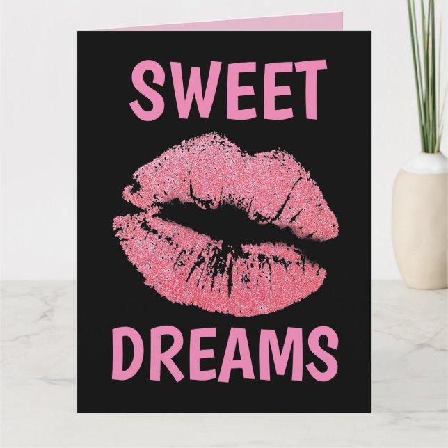 ROMANTIC SWEET DREAMS ARE MADE OF THIS CARD (Front)