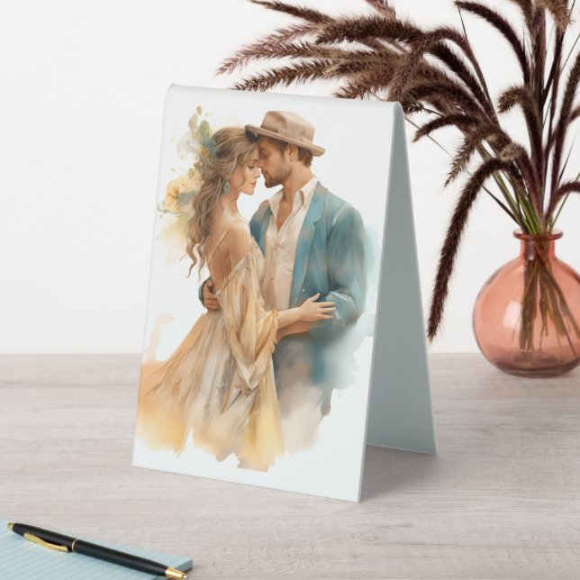 Romantic Table Tent Sign – Perfect Valentine’s Gif (In SItu (Table))