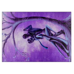 Romantic Tango in Moonlight Cutting Board