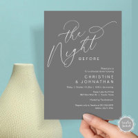 Romantic The Night Before Wedding Rehearsal Dinner